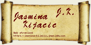 Jasmina Kijačić vizit kartica